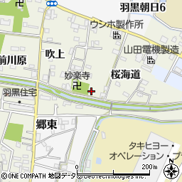 愛知県犬山市羽黒桜海道44周辺の地図