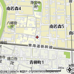 清華堂周辺の地図