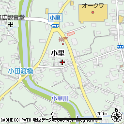 岐阜県瑞浪市稲津町小里1222周辺の地図