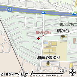 神奈川県茅ヶ崎市鶴が台15-1周辺の地図