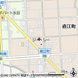 岐阜県大垣市直江町188周辺の地図