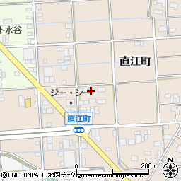 岐阜県大垣市直江町184周辺の地図