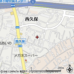 神奈川県茅ヶ崎市西久保847周辺の地図