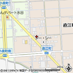 岐阜県大垣市直江町189周辺の地図