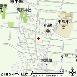 岐阜県羽島市小熊町西小熊1730周辺の地図