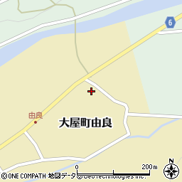 兵庫県養父市大屋町由良414周辺の地図