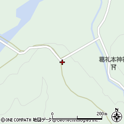 京都府綾部市睦合町下高岸周辺の地図