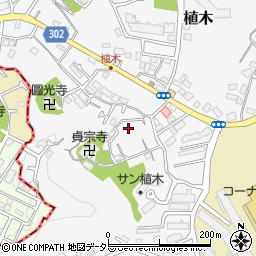 神奈川県鎌倉市植木663-2周辺の地図