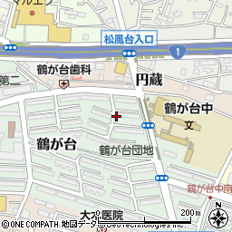 神奈川県茅ヶ崎市鶴が台7周辺の地図