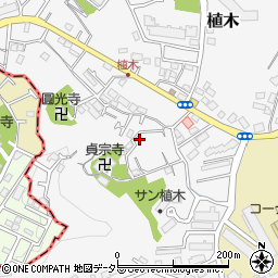神奈川県鎌倉市植木663-4周辺の地図