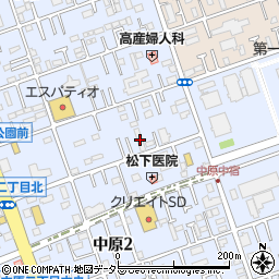 クリオ平塚伍番館周辺の地図