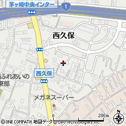 神奈川県茅ヶ崎市西久保842周辺の地図