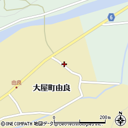 兵庫県養父市大屋町由良480周辺の地図