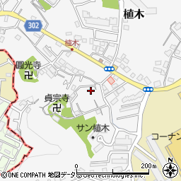 神奈川県鎌倉市植木663-8周辺の地図