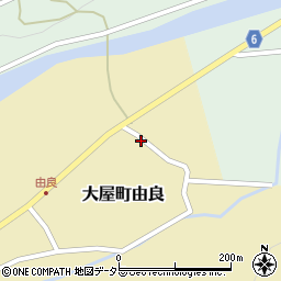 兵庫県養父市大屋町由良412周辺の地図