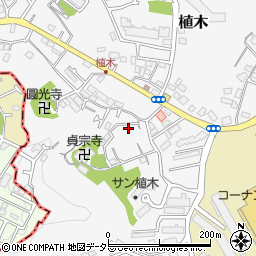 神奈川県鎌倉市植木663-7周辺の地図