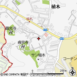 神奈川県鎌倉市植木663-6周辺の地図