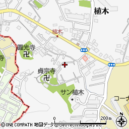 神奈川県鎌倉市植木663-5周辺の地図
