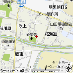 愛知県犬山市羽黒桜海道42-2周辺の地図