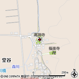滋賀県米原市堂谷249周辺の地図