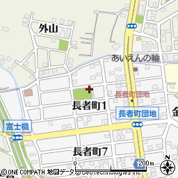 仲田公園トイレ周辺の地図