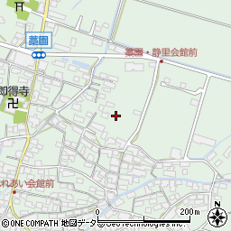 滋賀県高島市新旭町藁園周辺の地図