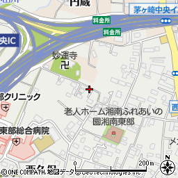 神奈川県茅ヶ崎市西久保461周辺の地図
