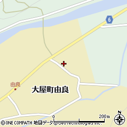 兵庫県養父市大屋町由良481周辺の地図