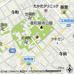 曼陀羅寺公園トイレ３周辺の地図