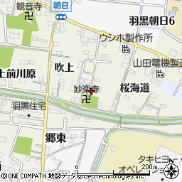 愛知県犬山市羽黒桜海道42周辺の地図