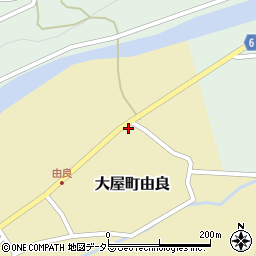 兵庫県養父市大屋町由良418周辺の地図