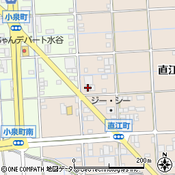 岐阜県大垣市直江町171周辺の地図
