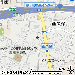神奈川県茅ヶ崎市西久保1537周辺の地図