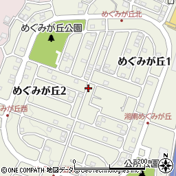 神奈川県平塚市めぐみが丘周辺の地図