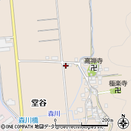 滋賀県米原市堂谷388周辺の地図