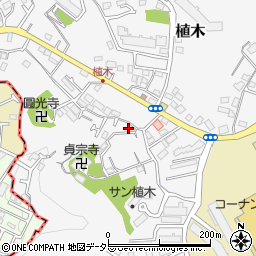 神奈川県鎌倉市植木662-26周辺の地図