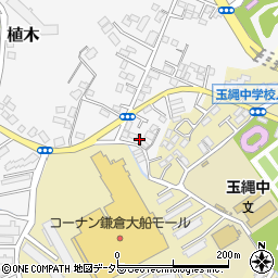 神奈川県鎌倉市植木242-4周辺の地図