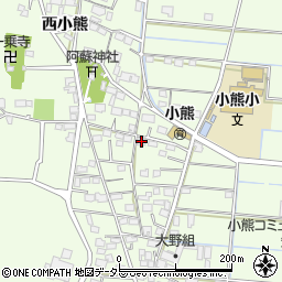 岐阜県羽島市小熊町西小熊1730-1周辺の地図