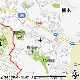 神奈川県鎌倉市植木662-14周辺の地図