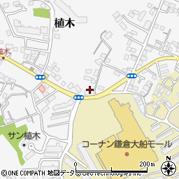 神奈川県鎌倉市植木289周辺の地図