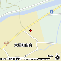 兵庫県養父市大屋町由良477周辺の地図