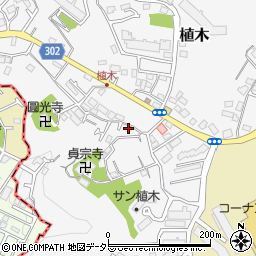 神奈川県鎌倉市植木662-32周辺の地図