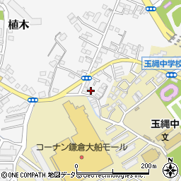 神奈川県鎌倉市植木242周辺の地図