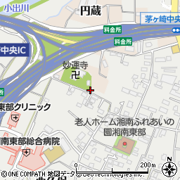 神奈川県茅ヶ崎市西久保1561周辺の地図