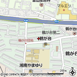 神奈川県茅ヶ崎市鶴が台9-2周辺の地図