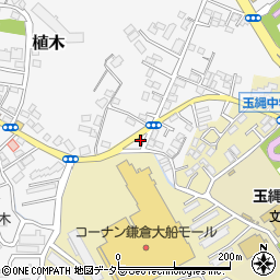 神奈川県鎌倉市植木259-7周辺の地図