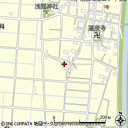 岐阜県大垣市墨俣町下宿266-1周辺の地図