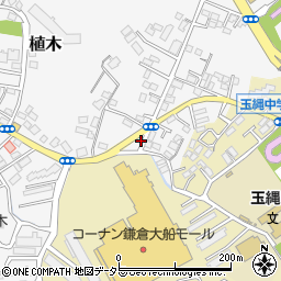 神奈川県鎌倉市植木259-5周辺の地図