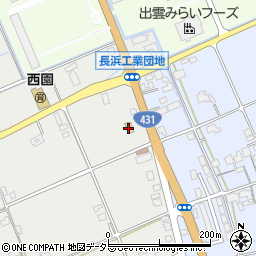 ファミリーマートＪＡいずも長浜店周辺の地図