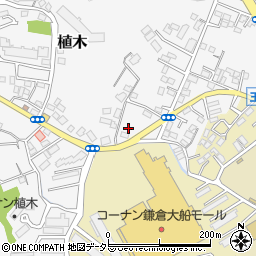 神奈川県鎌倉市植木264-5周辺の地図